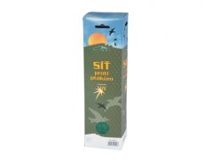 Zelena zaštitna mreža protiv ptica 5x5m u papirnatoj kutiji sa slikom ptica i sunca, namijenjena zaštiti vrtnih usjeva