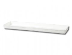 Podmiska pod truhlík GLORIA 60cm - bílá