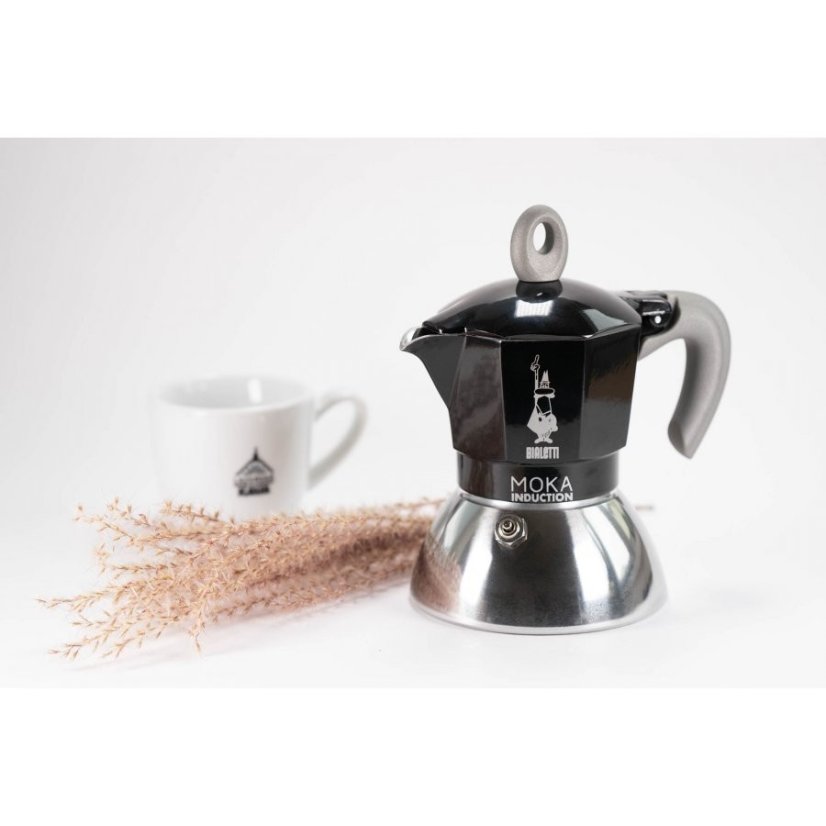 BIALETTI NEW MOKA INDUCTION 2 ŠÁLKY ČERNÁ