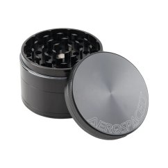 Čtyřdílná drtička Aerospaced by Higher Standards, 63mm, černá
