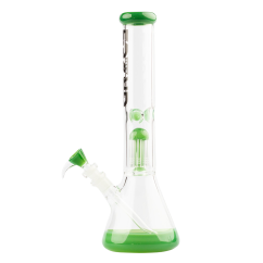 Skleněný bong Grace Glass Limited Edition Green Beaker Bong , zeleny, 37cm