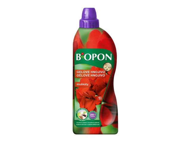 Hnojivo BIOPON na muškáty gelové 1l