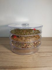 Klíčící miska + 5 balíčků semínek na klíčky