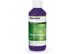 Plagron Alga Bloom 100ml - fialová plastová lahvička s bílým uzávěrem a zeleným etiketem obsahující organické tekuté hnojivo pro květovou fázi Plagron Alga Bloom 100ml - fialová plastová lahvička s bílým uzávěrem a zeleným etiketem obsahující organické tekuté hnojivo pro květovou fázi