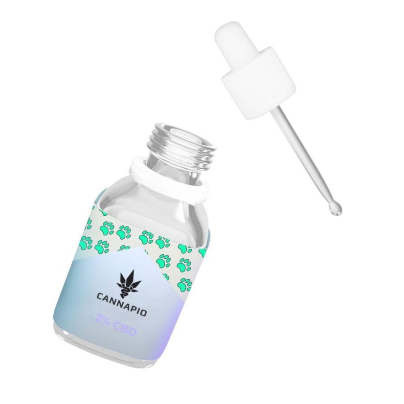 CBD olej pro zvířata 2%, 30ml Cannapio