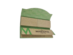 Set Mascotte Organic Hemp - KSS papírky a filtry, 34ks v balení, konopné, box 24ks