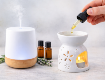Kolik kapek esenciálního oleje do difuzéru a aromalampy (a jak to upravit pro děti)