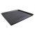 Černá plastová Flexi Tray Deep 100 podložka s protiskluzovým vzorováním, rozměry 100x100x10cm, hluboká vana pro hydroponii a květináče