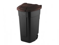 Popelnice na zahradní odpad plastová 110l 58x52x88cm