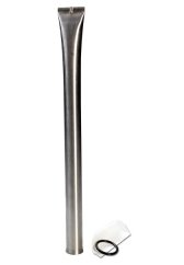 Dexso D-Blaster Professional Extraktor - chromová ocelová trubice délky 495mm a průměru 35mm pro DME extrakci, stříbrná barva s těsněním