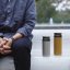 Kinto Travel Tumbler Silver 500 ml stříbrný