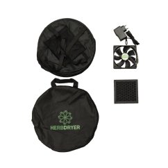 HERBDryer сушилна мрежа Regular черен цвят с 4 нива, включително вентилатор с адаптер и черен филтър, пълен комплект за сушене на билки HERBDryer сушилна мрежа Regular черен цвят с 4 нива, включително вентилатор с адаптер и черен филтър, пълен комплект за сушене на билки