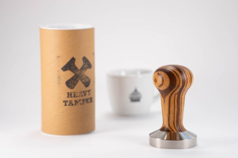 Heavy Tamper Classic Zebrano 58 mm