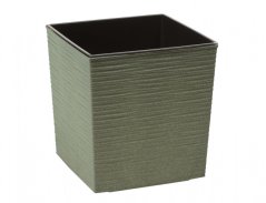 Obal na květník JUKA PROUTÍ ECO plastový 30x30x31cm