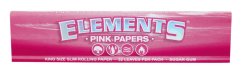 Papírky ELEMENTS PINK King Size, 32ks v balení