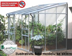 Skleník Ida 5200 - rozměry 2,01 x 2,62 m (stříbrná 4mm)