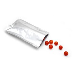 Zip sáček, stříbrný 150*250mm