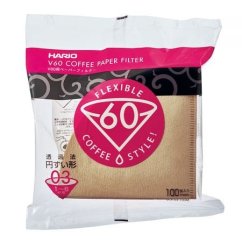 Hario filtri di carta V60-03 (100 pz) non sbiancati