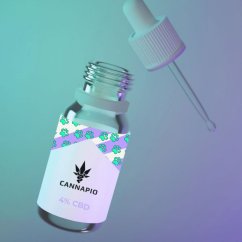CBD olej pro zvířata 4% - 10ml Cannapio