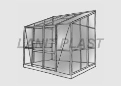 Skleník Ida 5200 - rozměry 2,01 x 2,62 m (stříbrná 6mm)