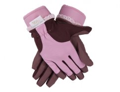 Rukavice GARDEN GIRL BROWN zahradnické velikost L
