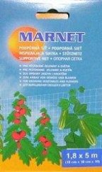 Marnet 1,8x5m-tukiverkko 18x18cm silmillä, sinipunaisessa pakkauksessa tomaattikuvalla