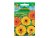 Saatgutverpackung von Ringelblume Hoher Kablouna - grüne Verpackung mit Bildern von gelben und orangefarbenen Blüten, enthält 70 Einjahressamen