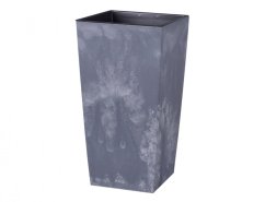Obal na květník URBI SQUARE BETON 2v1 plastový 27x27x50cm
