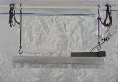 AdjustIT- 2*šňůra pro zavěšení stínidla s háčky,délka 2,5m