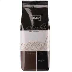 Melitta Cioccolata горещ шоколад в черно-бяла опаковка 1000g - моментален напитка за автомати в лъскав плик с елегантен дизайн